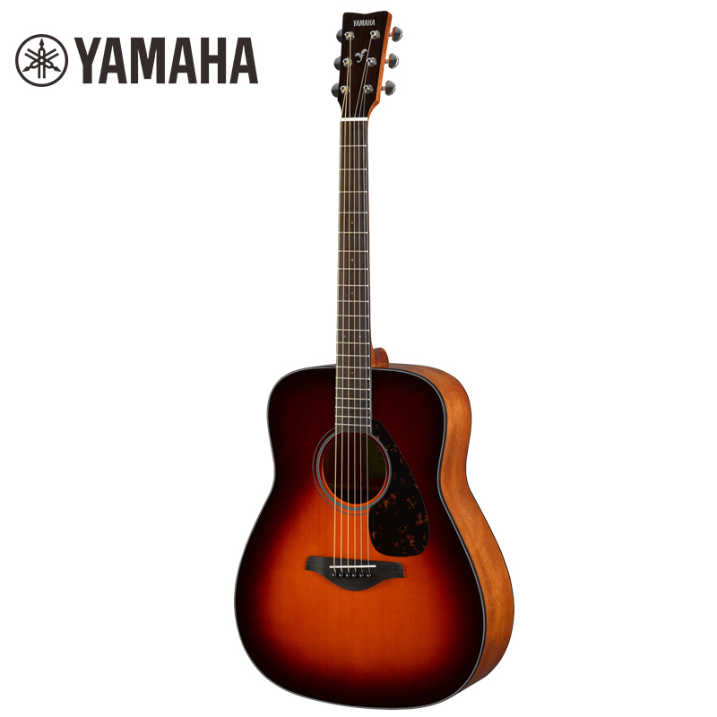 雅马哈自营（YAMAHA）FG800BS民谣吉他雅马哈吉他初学入门吉他男女木吉它jita乐器 民谣吉他圆角 41英寸高清大图