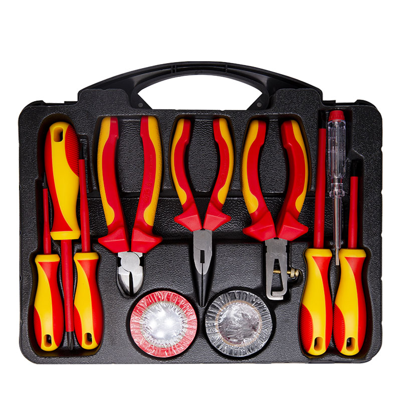 维度(WEDO)IN544E-11 VDE绝缘钳子螺丝刀工具组套 11件套 绝缘耐压1000V高清大图