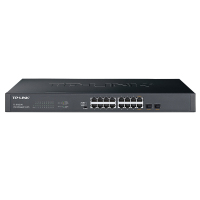 TP-LINK TL-SG2218 16口全千兆口+2SFP光口机架式VLAN隔离端口汇聚Web网管型交换机