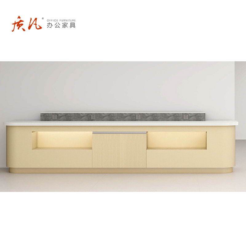 质凡现代简约单面岛台4000*700*850mm高清大图