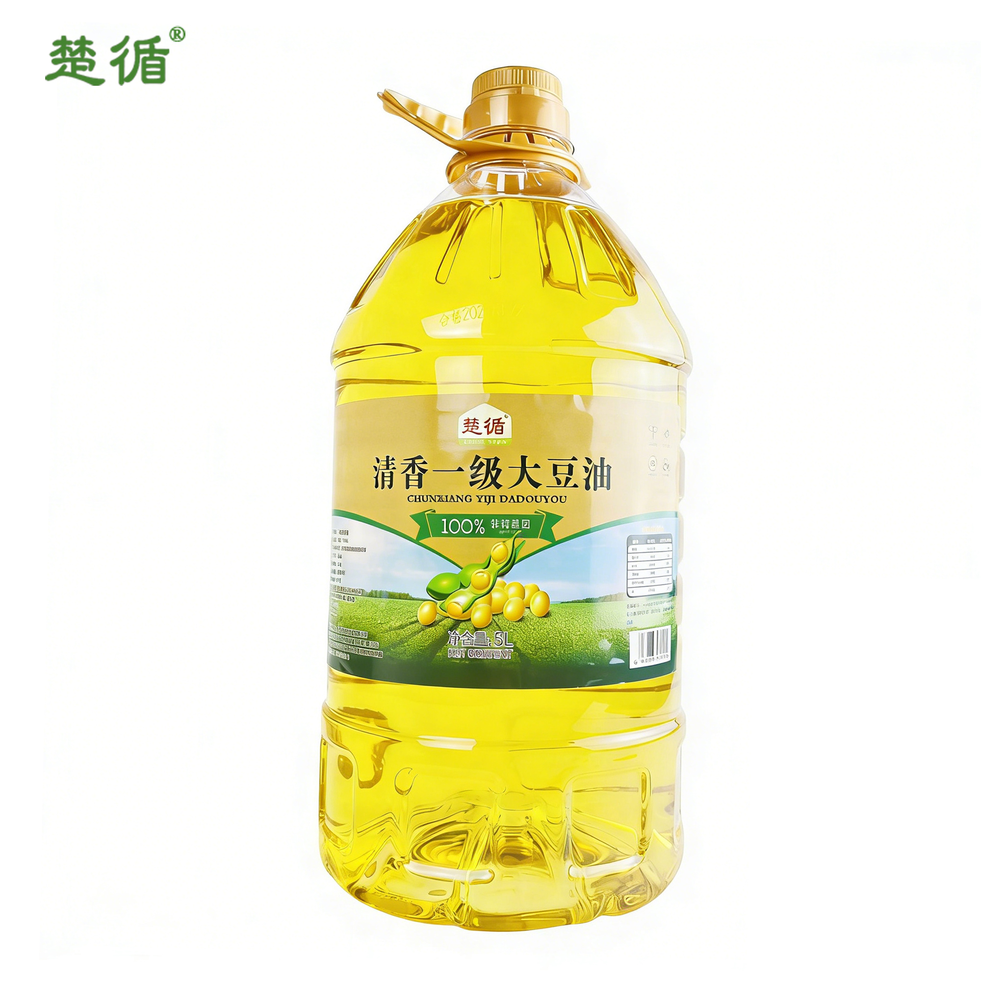 楚循 一级大豆油 5L 桶