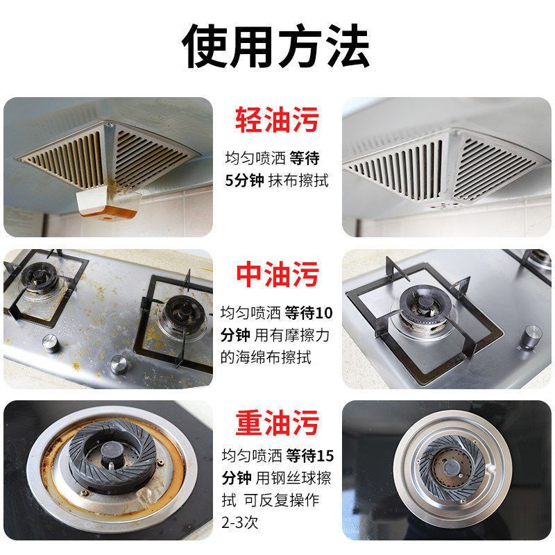 金达隆泡沫清洗剂多功能泡沫清洁剂万能清洁神器壹宝家用厨房去污 一瓶[只可去除一般污渍不可去油污]