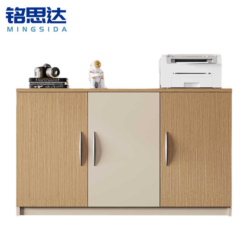 铭思达储物矮柜三门台高清大图