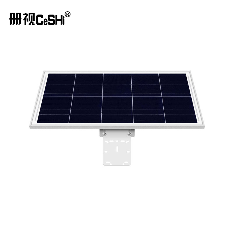 厂家定制30W太阳能监控供电系统适用户外摄像头户外监控光伏板高清大图
