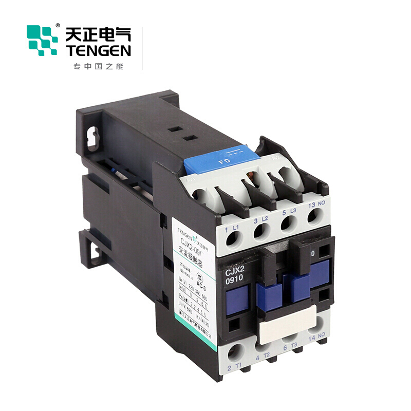 天正电气 CJX2-0910 36V 3NO 1NO 9A 交流 50/60Hz 3P 02010070024 交流接触