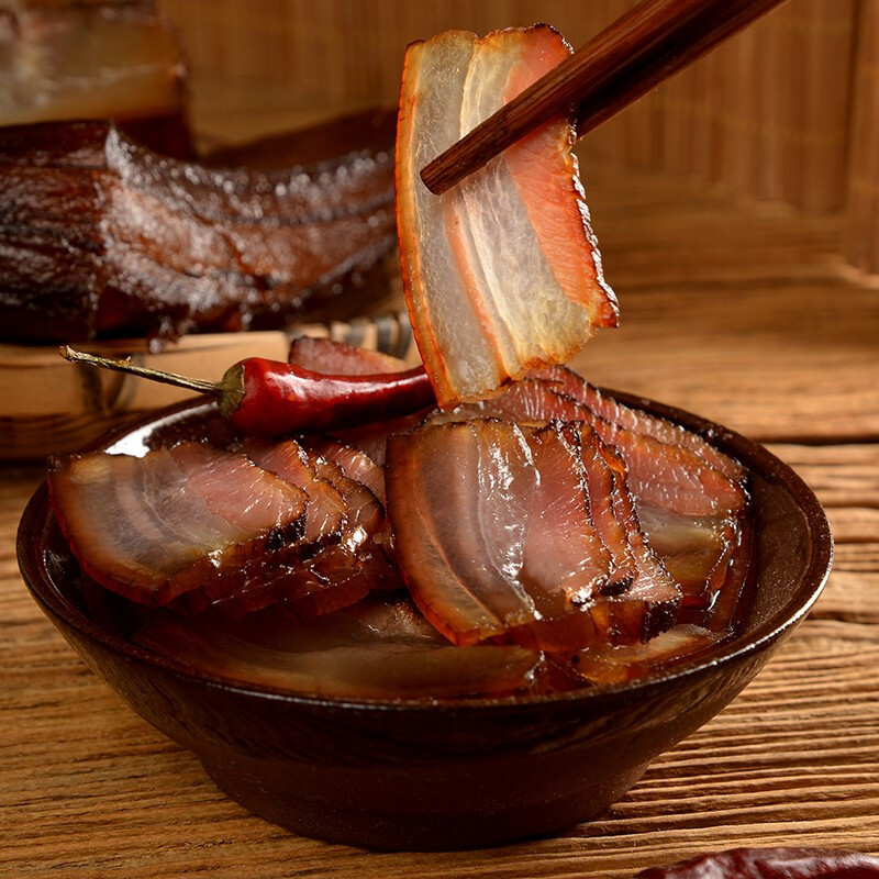 【中华特色】四川馆 腊味礼盒1496g 四川特产烟熏腊肉腊肠农家制作猪肉熟食腊味四川特产年货礼盒装 西南