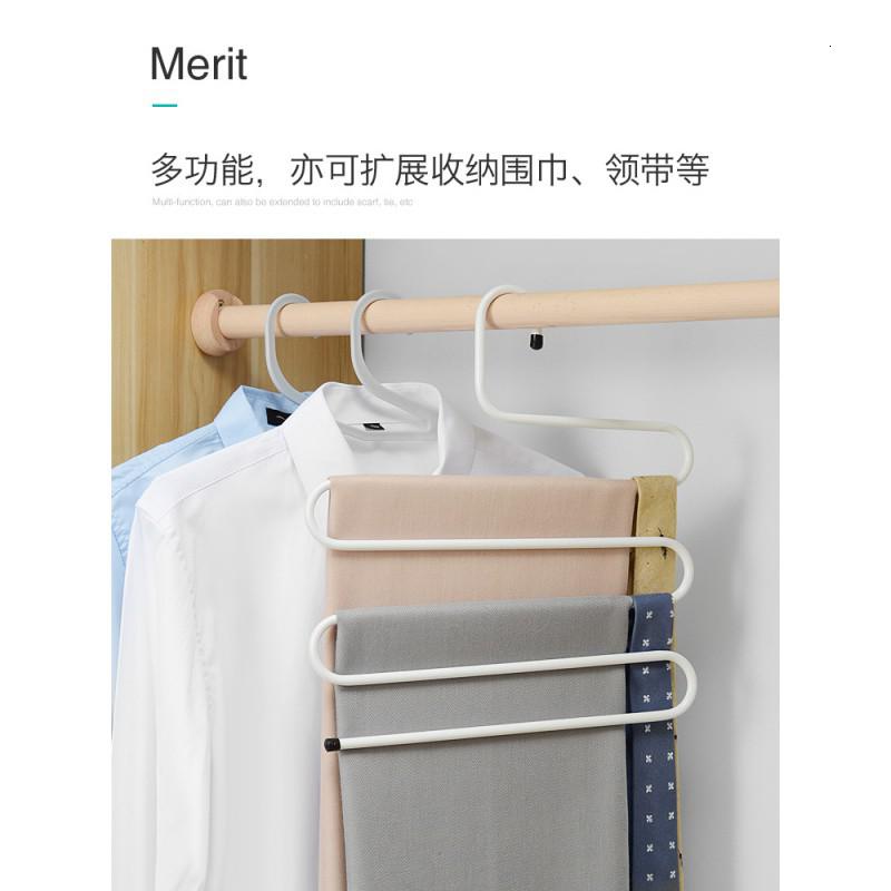 多功能裤夹子家用S型多层裤架裤子衣架衣柜收纳裤挂架子裤夹 三维工匠 大号黑色 3个储物箱高清大图