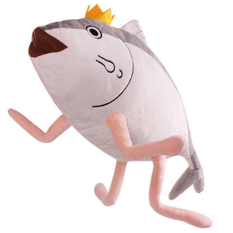 抱枕玩偶滑稽恶搞枕头咸鱼王仿真抱枕公仔二次元周边咸鱼王抱枕55cm