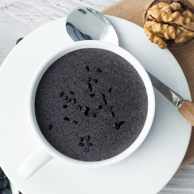 黑芝麻核桃黑豆粉现磨熟黑芝麻糊即食三桑葚粉代餐营养早餐食品