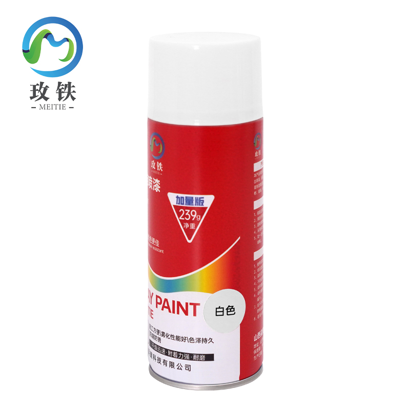 玫铁 自喷漆 白色450ml 瓶高清大图