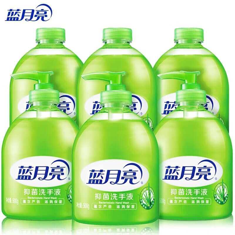蓝月亮 洗手液组合:芦荟洗手液500g*3+芦荟洗手液 500g*3高清大图