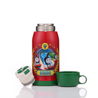 托马斯 600ml带杯套保温杯套装FU-16-5664 颜色随机