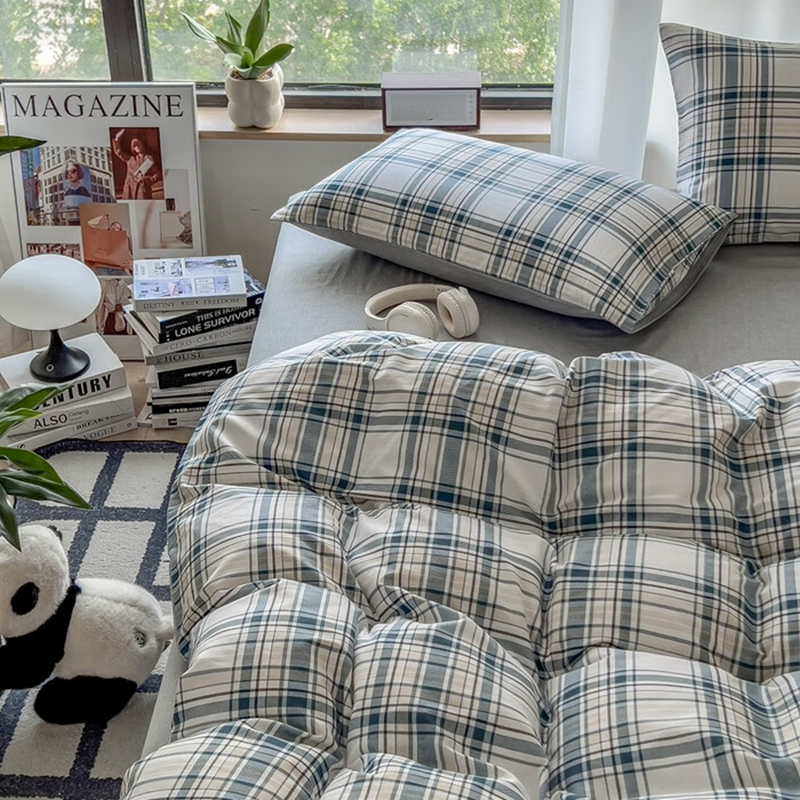 無印良品优选生态全棉四件套MJ-TJ7129被套:200*230床品四件套床上用品2.9kg高清大图