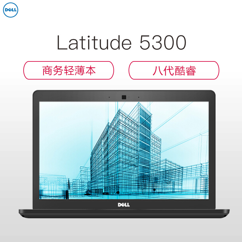 戴尔(DELL)Latitude 5300 13.3英寸商用笔记本电脑(Intel i5 8265U 8GB 256GB固态 高分屏 W10H)高清大图
