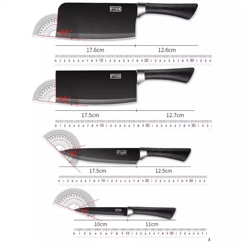 抗菌刀具套装切片菜刀菜板二合一宿整套家用厨房厨具全套组合8138高清大图