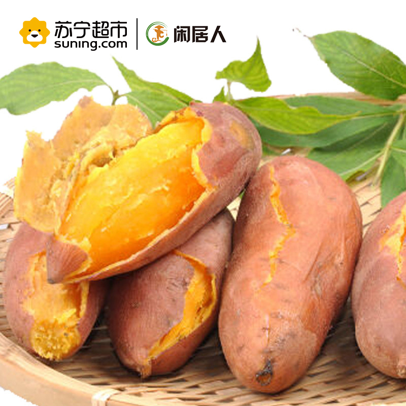 闲居人 山东红薯 红心蜜薯 红薯 地瓜 约2.5kg 新鲜蔬菜
