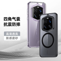 圣幻 适用于荣耀magic7RS冰晶护甲透明磁吸壳荣耀magic7RS防摔四角气囊手机壳
