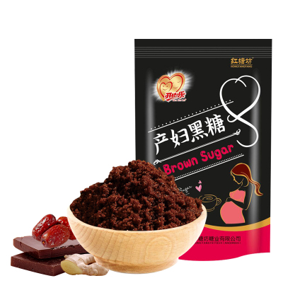 红塘坊产妇黑糖360g老土红糖纯正农家手工 甘蔗 食糖