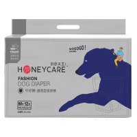 Honeycare狗狗纸尿裤小型母狗生理裤狗狗尿不湿女狗卫生巾狗狗专用纸尿裤