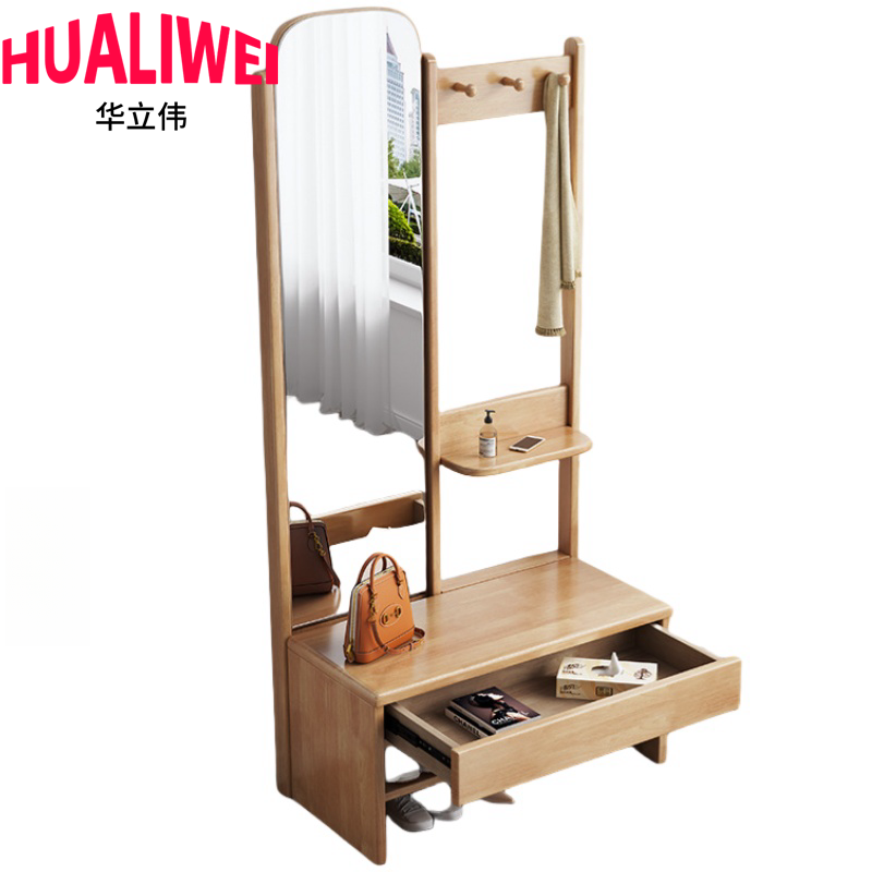 华立伟挂衣架架子木质个