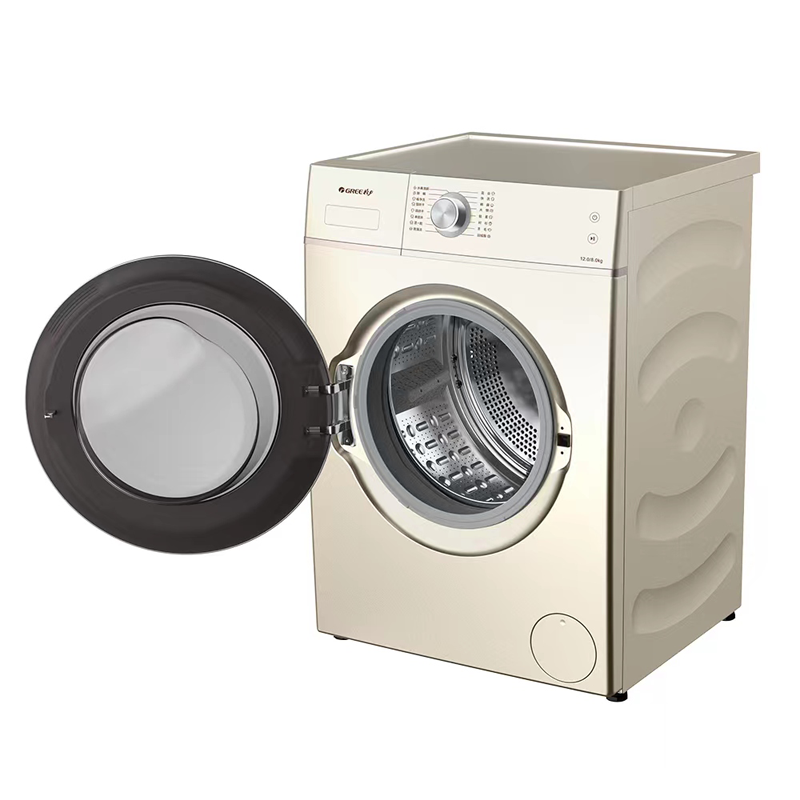 格力(gree) 滚筒洗衣机 12公斤大容量智能冷凝烘衣wifi智联一级能效