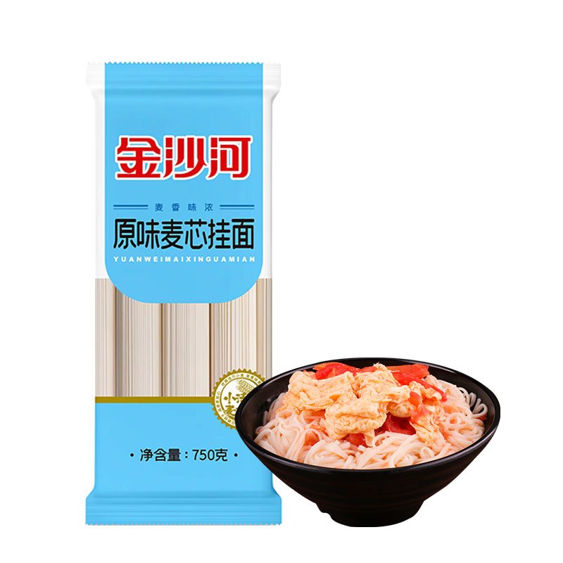 苏宁极物金沙河原味麦芯挂面