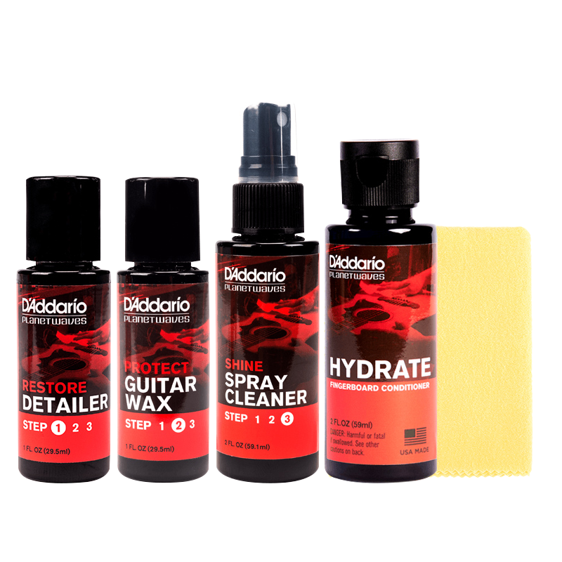 达达里奥(D’Addario) GCB-01美国进口护理套装 吉他全套护理套装*5件套