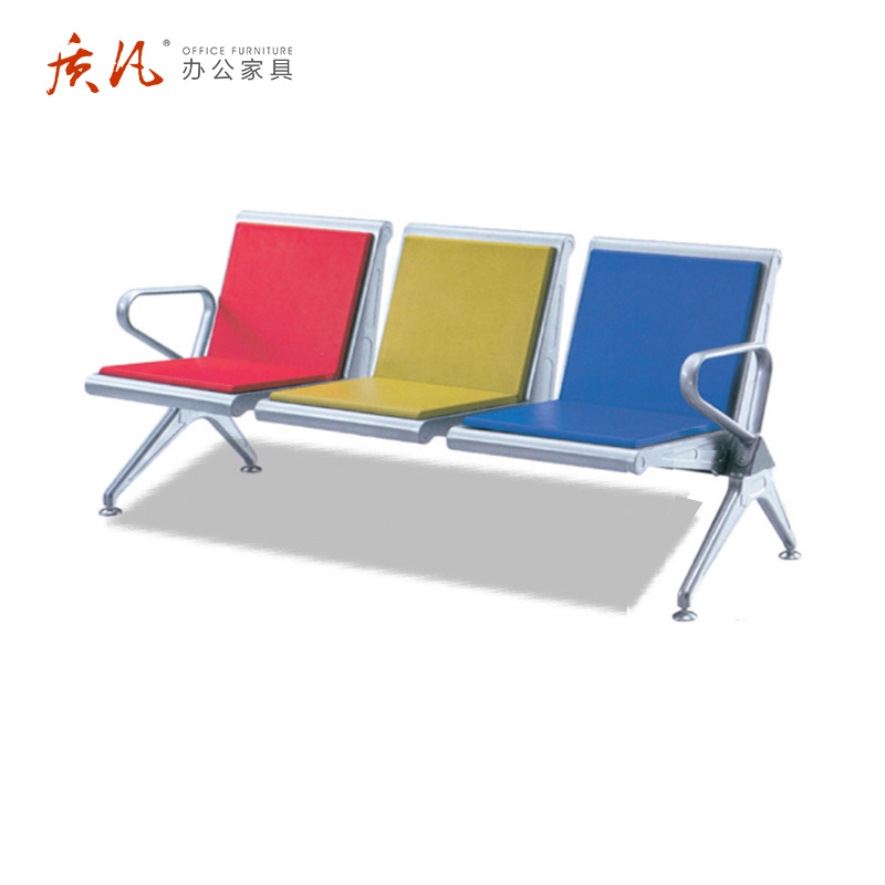 苏宁 质凡 不锈钢机场等候椅 公共联排休息座椅 三人位银行椅 医院候诊长椅 3人位高清大图