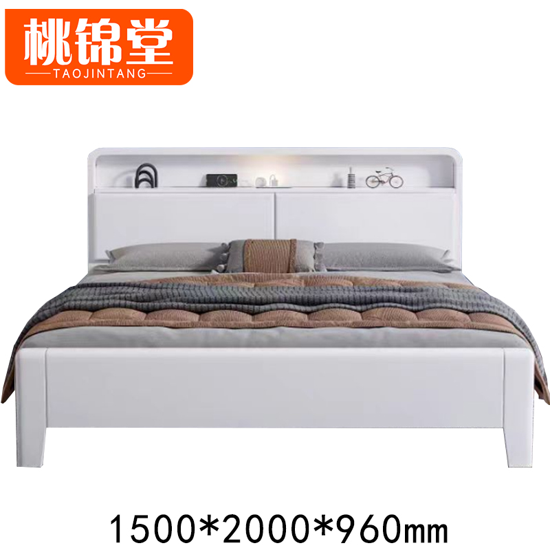 桃锦堂- 实木床高清大图