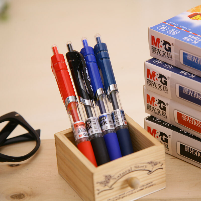 晨光(m&g)办公文具k35 晨光(m&g)k35 按动中性笔0.