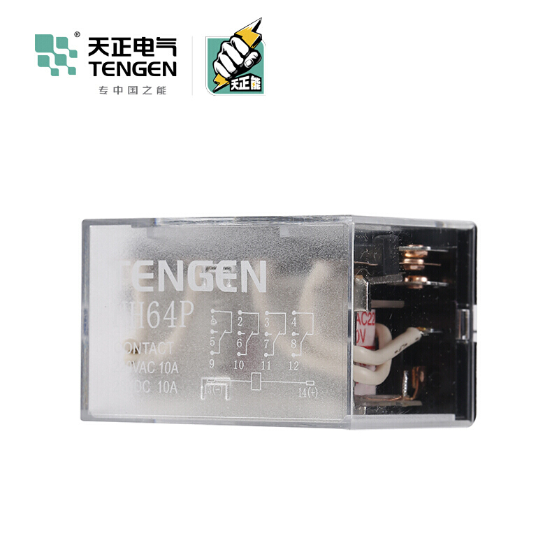 天正电气 HH6 P 小型 4C/O 不带灯 10A 220VAC 03050010207 中间继电器