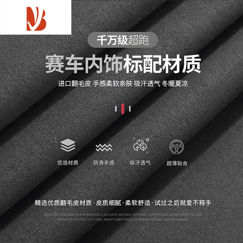 三维工匠翻毛皮车载纸巾盒扶手箱抽纸袋挂式汽车用品车内椅背收纳器车内 宝马-灰色