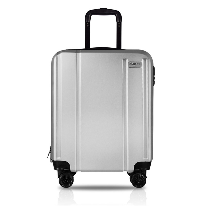 雅莉格丝elc26轻便炫彩糖果拉杆箱银色
