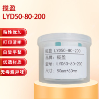 揽盈 LYD50-80-200 200张/盒 打印标签 （计价单位：盒） 绿色