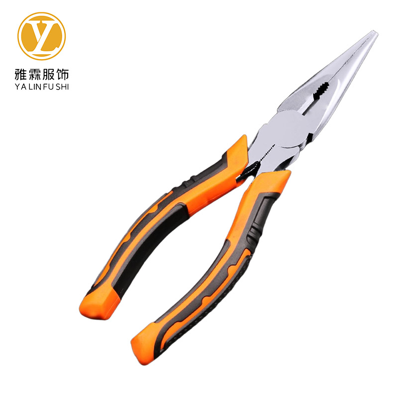 雅霖服 剥线款尖嘴钳8寸 把高清大图