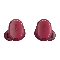 斯酷凯蒂(Skullcandy)Sesh小魔豆真无线蓝牙入耳式耳机 IP55防水防尘 深红色