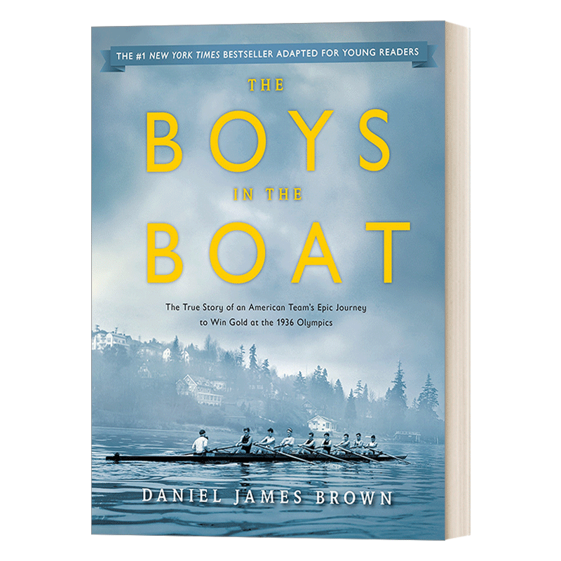 坐在沙发里航海的男孩 [正版]英文原版 The Boys in the Boat 激流男孩 青少版 大开本 Daniel高清大图