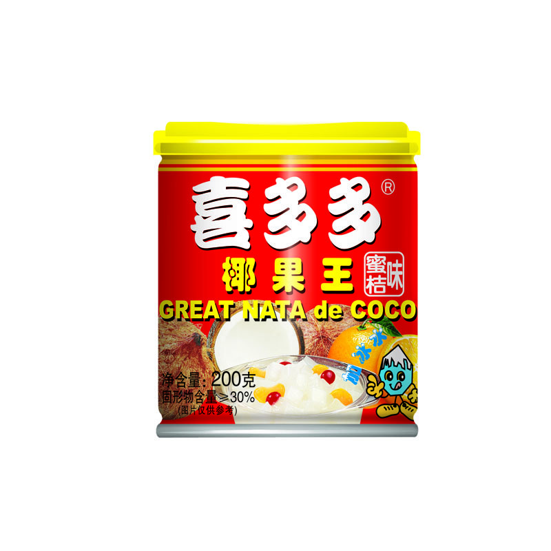喜多多 椰果王蜜桔味 200g