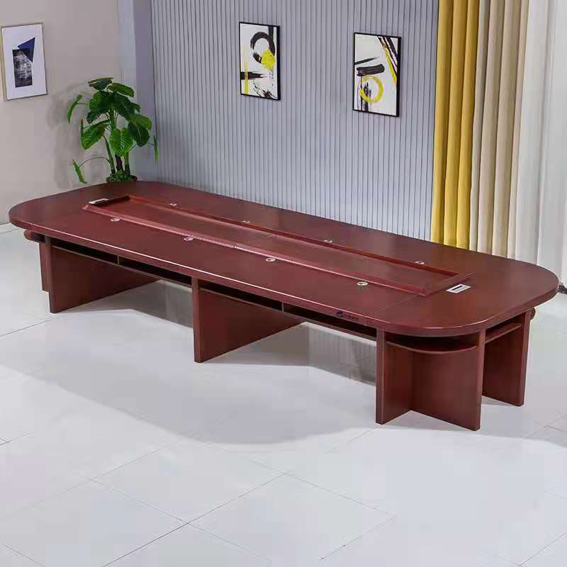 天瑞通邦 高档实木会议桌(单桌无椅)6000*1800*750mm 套高清大图