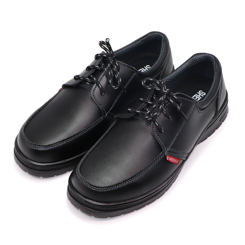 申海 1461牛软面皮黑色安全防护鞋 35-47码 双高清大图