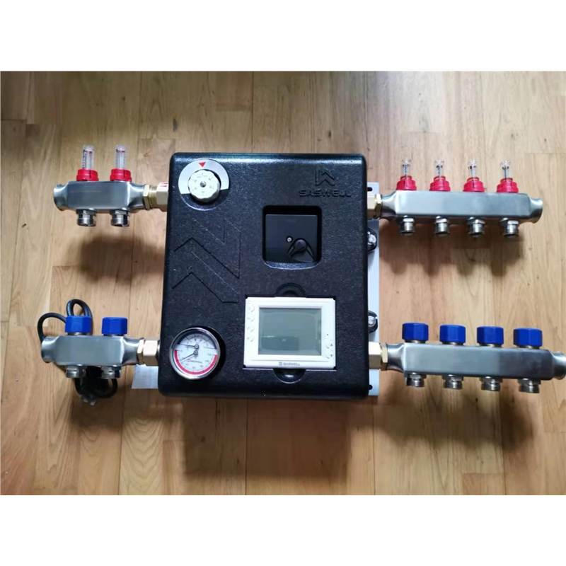 地暖混水中心地热分水器增压恒温耦合罐循环泵古达地暖家用设备全套