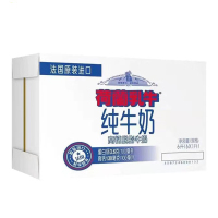 荷兰乳牛 高钙脱脂纯牛奶1L*6 整箱装 法国原装进口 3.6g蛋白质 130mg原生高钙 学生青少年成人营养早餐奶