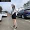 樵JIAO工装短裤女宽松薄款运动直筒休闲裤潮019-RT-Y867