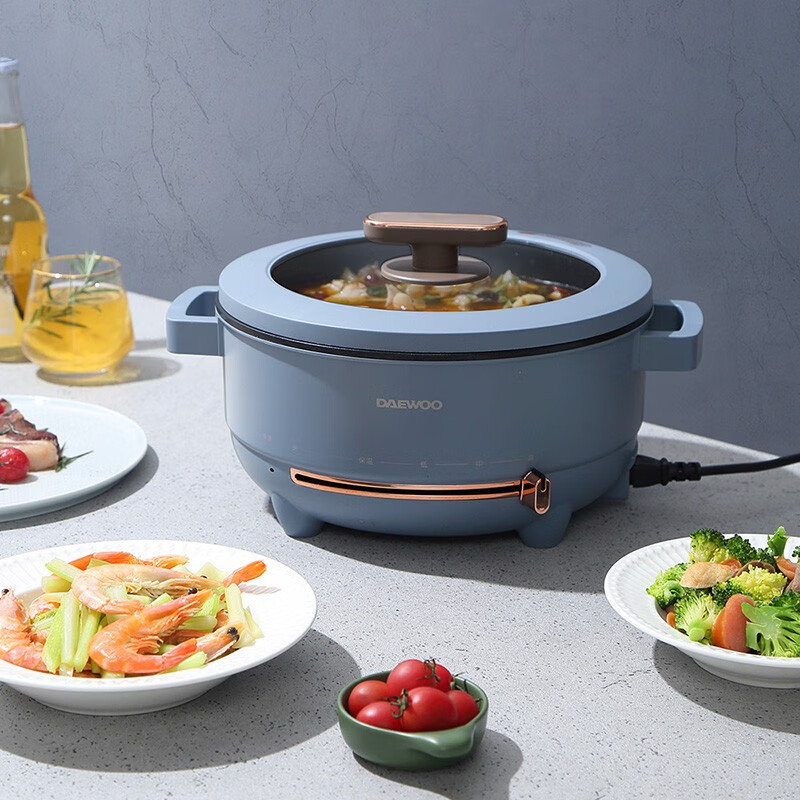 大宇 DAEWOO电火锅(薄雾蓝/云雾绿)DYHG-5036高清大图