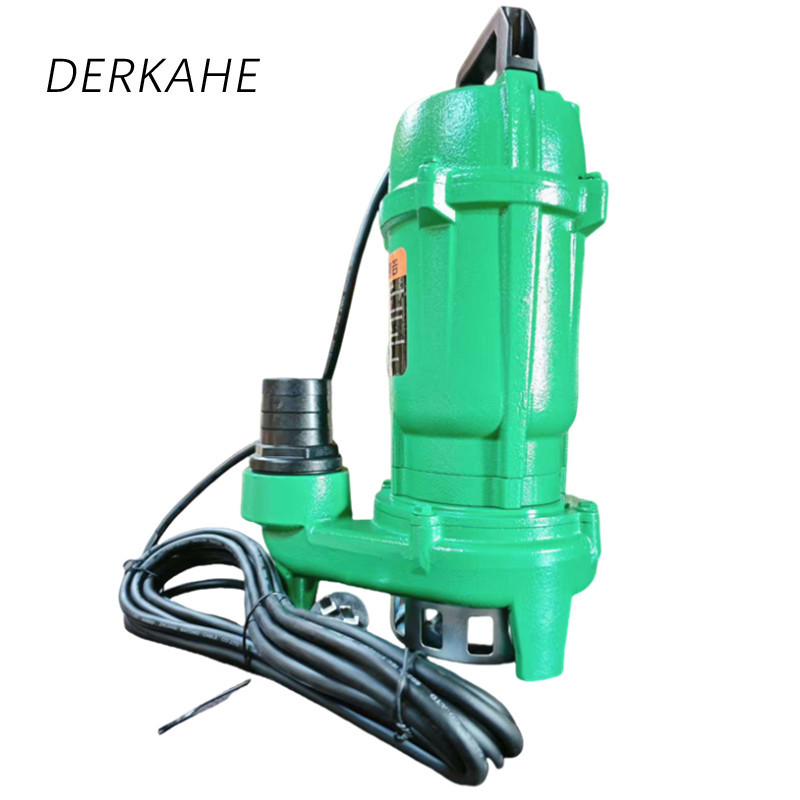DERKAHE WQD铁壳小型污水泵 WQD5-15-0.75NF 台高清大图