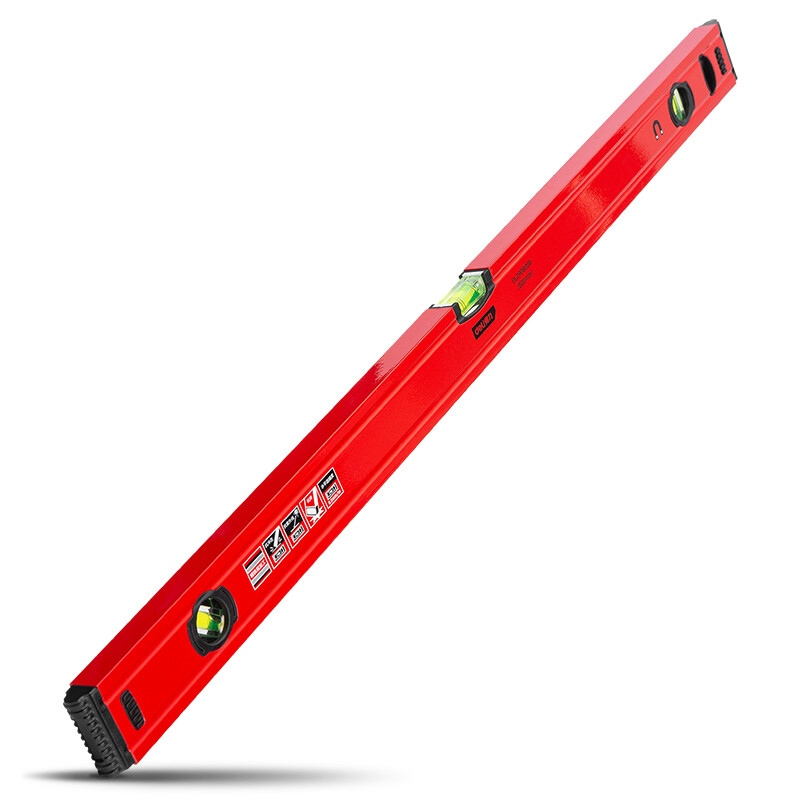 得力(deli) 水平尺专业加厚(红)800mm高清大图