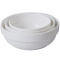 饭碗 汤碗 白色陶瓷碗 护边防烫碗 5寸(12.7*5.7cm)