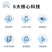 冰熊 62升 冷藏冷冻转换家用商用节能小冰柜迷你卧式一级能耗小型变温冷柜微霜款BC/BD-62A118