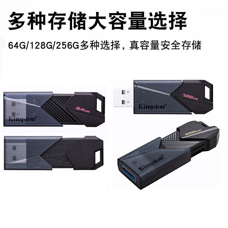 金士顿 新款DTXON 256G 超大存储U盘(单位:个)高清大图