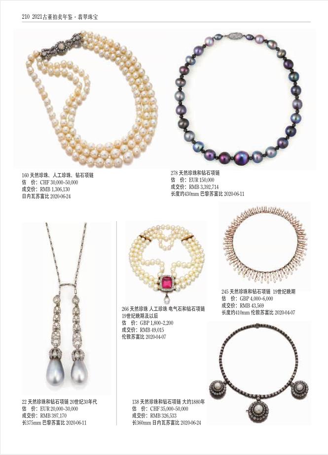 [正版]2021古董拍卖年鉴 翡翠珠宝欣弘编中国古董艺术品投资收藏图录工具书鉴定收藏与鉴赏戒指手链项链首饰湖南美术出版高清大图